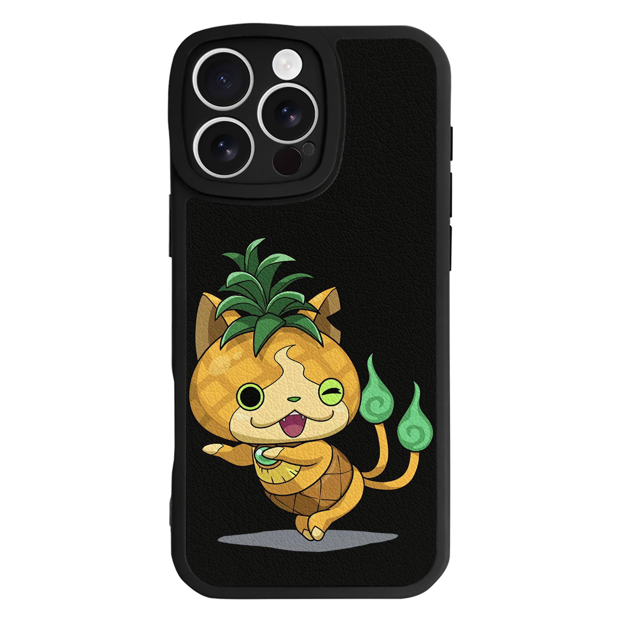 （画像用） 妖怪ウォッチ Yo-kai Watch 【iPhone 16シリーズ対応】シリコンスマホケース（レザー調） 材質：シリコン